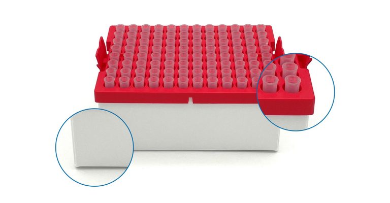 Axygen HybridRack sustainable pipet tip system