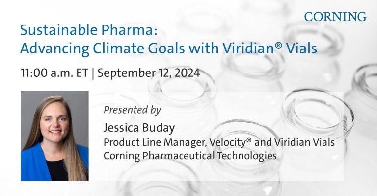 Sustainable Pharma: Advancing Climate Goals with Viridian® Vials